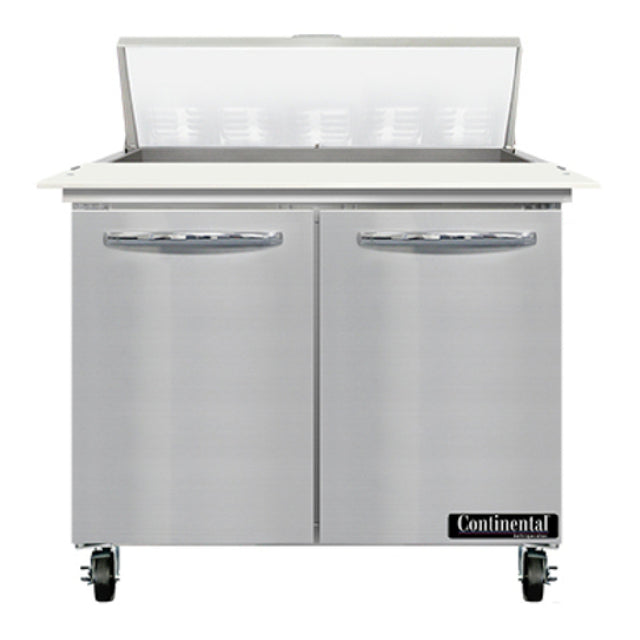 Continental Refrigerator SW36N10C Sandwich Unit 36"W 10.3 Cu Ft Capacity