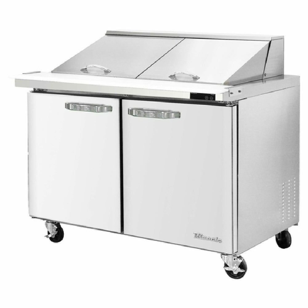 Blue Air BLMT60-HC Mega Top Sandwich Prep Table Two-section 60-3/8"W