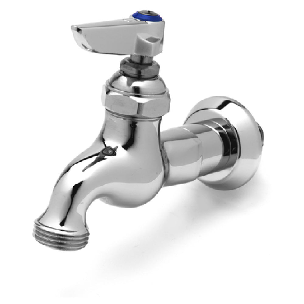 T&S Brass B-0717 Single Sink Faucet Heavy Duty 1/2" IPS Male Inlet With Adjustable Flange