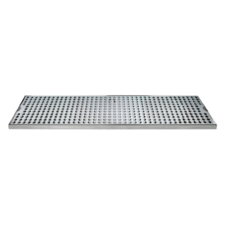 Micro Matic DP-120D-24-P Surface Mount Drip Tray 24"W X 5"D X 3/4"H With Perforated Grill