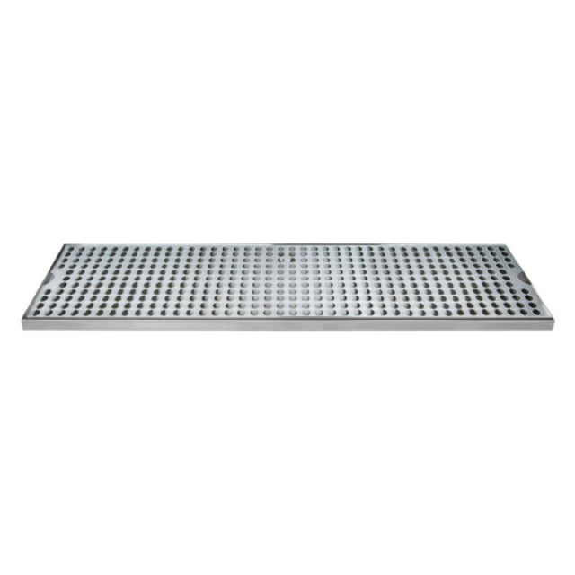 Micro Matic DP-120D-24-P Surface Mount Drip Tray 24"W X 5"D X 3/4"H With Perforated Grill