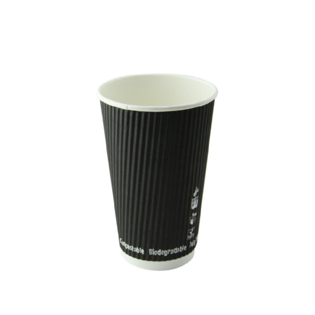 PacknWood 210GCRPLA20N - Grab & Go Paper Cup, 20 Oz., 3.5"dia. X 6.1"H