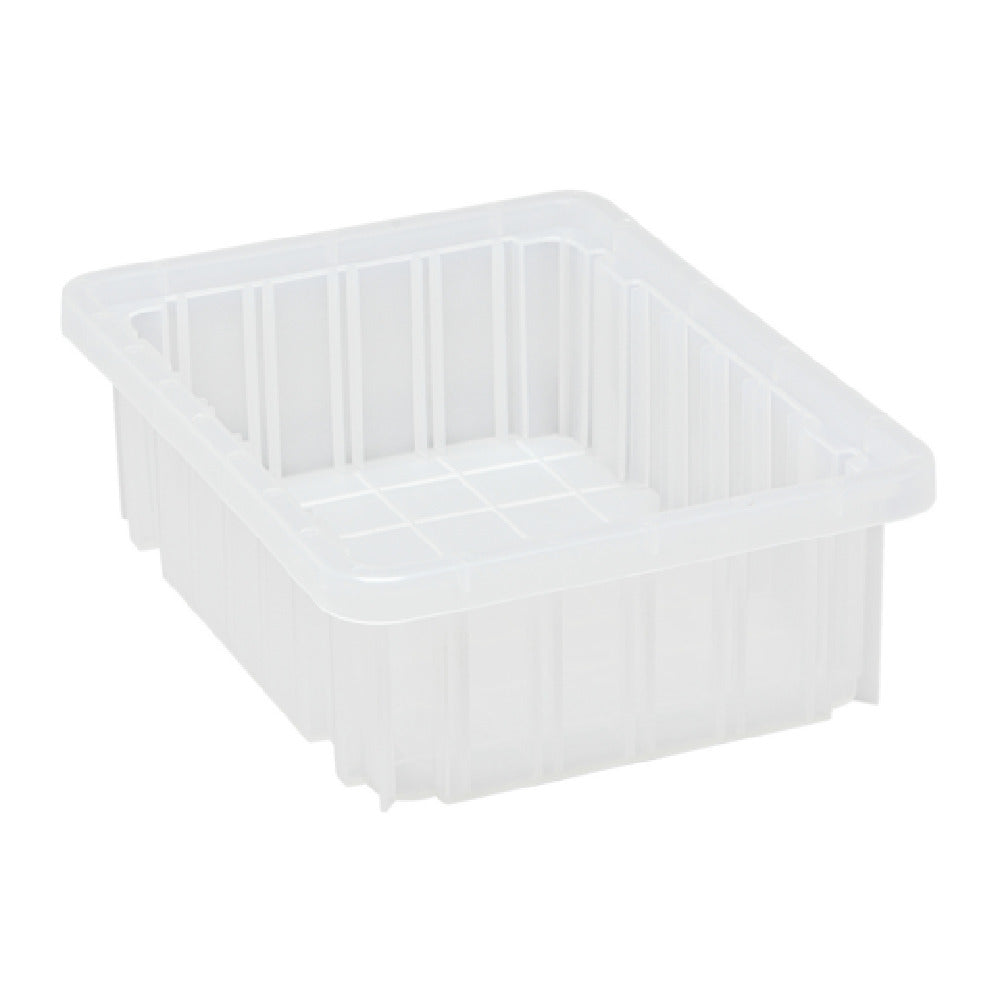 Quantum DG91035CLCS - Dividable Grid Container, 11-7/8"L X 8-1/4"W X 3-1/2"H, Clear