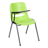 Flash Furniture RUT-EO1-GN-RTAB-GG Hercules Series Ergonomic Shell Chair 880 Lb. Weight Capacity