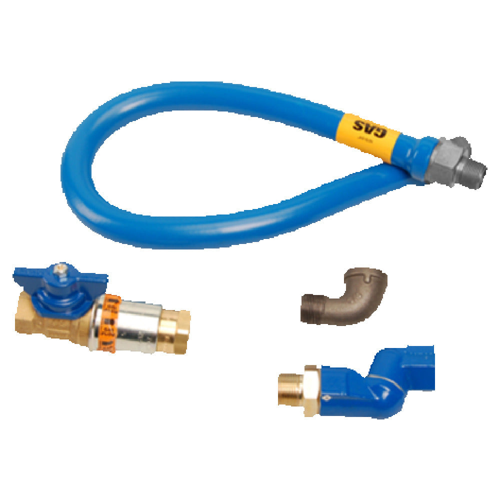 Franklin Machine Products 157-1109 Dormont® Gas Connector Kit 36"L X 3/4" Fittings Includes Heavy Duty Gas Hose