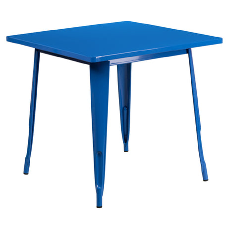 Flash Furniture ET-CT002-1-BL-GG Table 31-1/2"W X 31-1/2"D X 29-1/2"H Dining Height