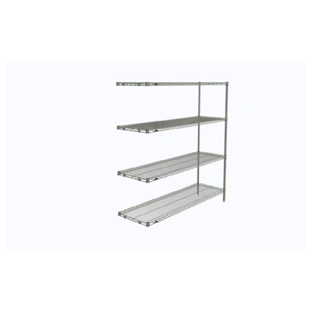 Metro AN366C Super Erecta® Add-On Shelving Unit 60"W X 18"D X 63"H (4) Wire Shelves