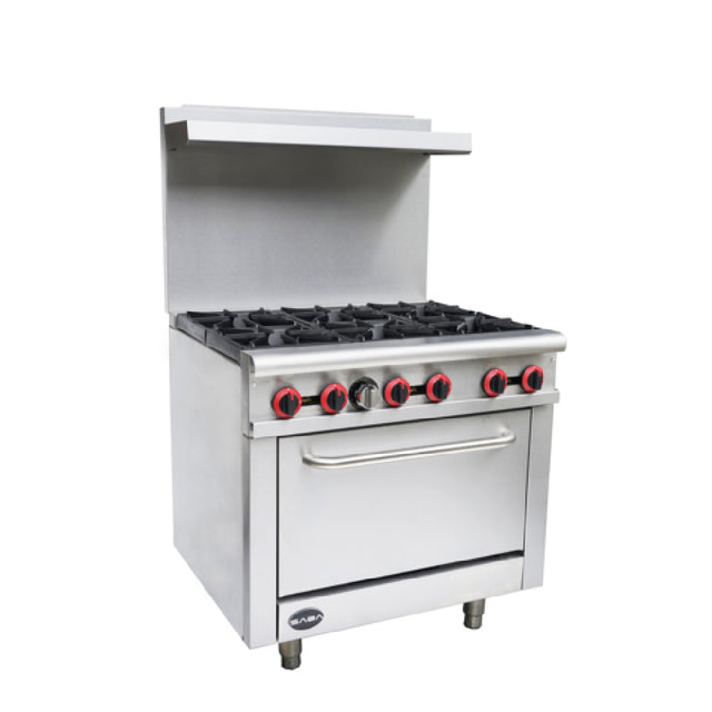 SABA GR-36 Restaurant Range Gas 36"W