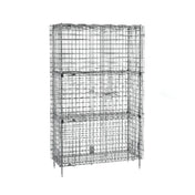 Metro SEC35C-2EZ - Super Erecta® Security Unit, Stationary, Chrome Plated Finish