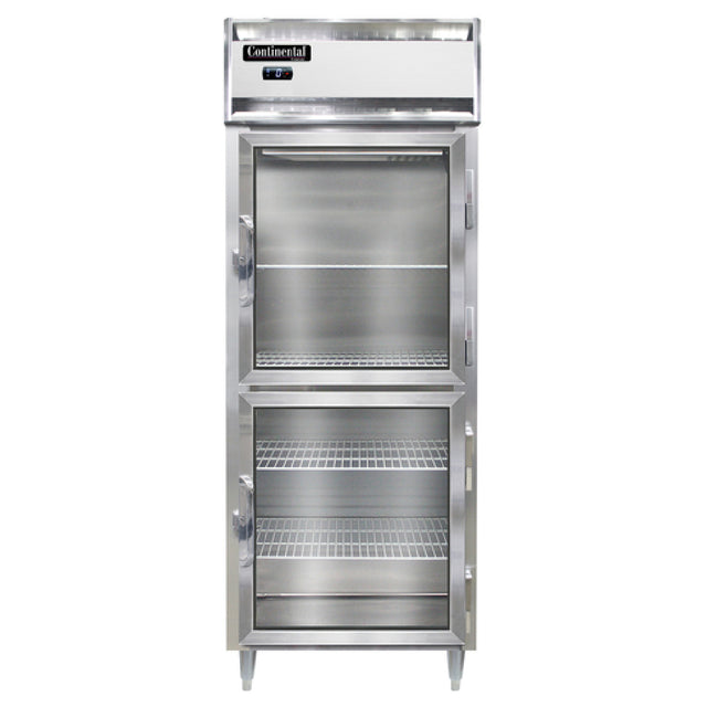 Continental Refrigerator D1FENSSGDHD Designer Line Wide Freezer Reach-in 28-1/2"W