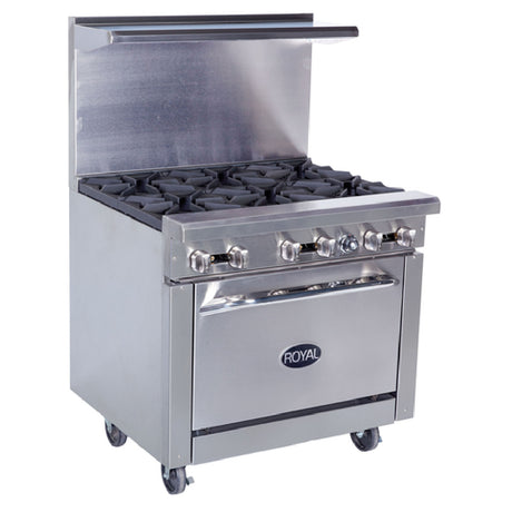 Royal Range Of California RR-6SU-C_NAT Restaurant Range Gas 36"