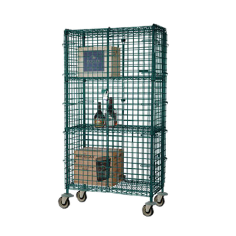 1880 Hospitality FMSEC2436GN Focus Foodservice Security Cage Complete Mobile Kit