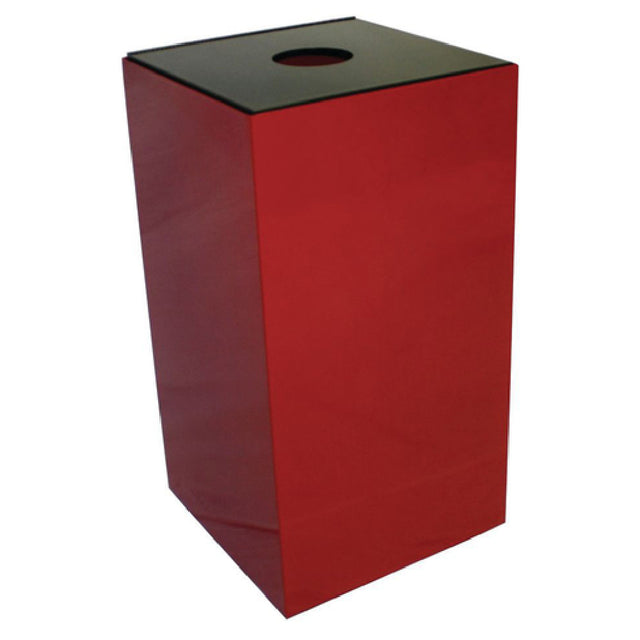 Hubert 38286 - Recycling Squared™ Container, 32 Gallon, 15" X 15" X 32"H