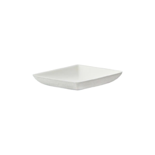 PacknWood 210BCHIC65F - Bio N Chic Mini Sugarcane Plate (No Added PFAs), 2.5"L X 2.5"W