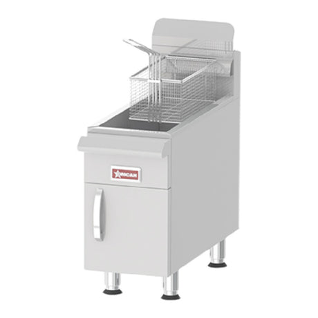 Omcan 43087 (CE-CN-UR-CF15-LP) Commercial Fryer Countertop LP Gas