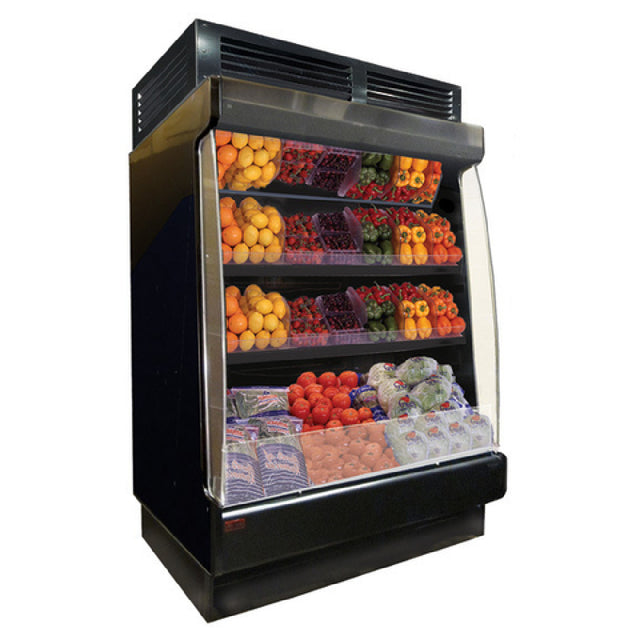 Howard-McCray SC-OP35E-4L-LB-B Produce Low-Base Open Merchandiser 51"W 74"H (60" Base Unit 14" Top Compressor Unit)