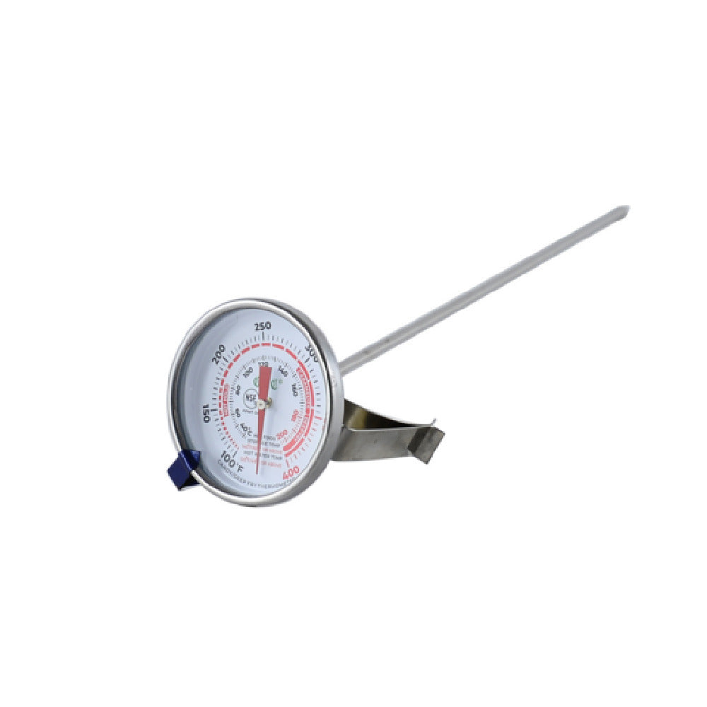 CAC China FPMT-DF13 Equil Thermo® Deep Fry/Candy Thermometer 2" Dial 12" Probe Length