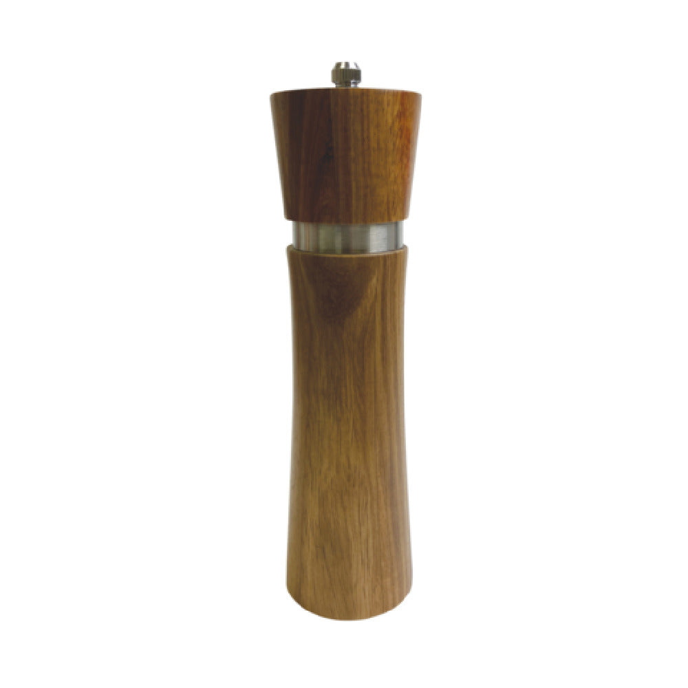 Thunder Group WDPM208 Acacia Wood Pepper Mill 8"H