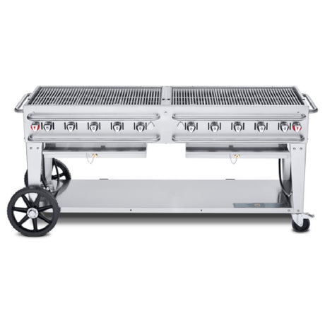 Crown Verity CV-RCB-72-SI-50/100 Pro Series Grill LP Gas 81"L X 28"D