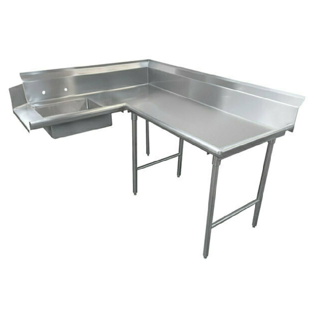 Klinger's Trading DTS-3084R Soiled Dishtable Corner Design 59" Machine To Corner