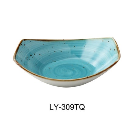 Yanco LY-309TQ Lyon Pasta/Salad Plate 20 Oz. 9"L X 7-7/8"W X 2-3/8"H