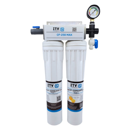 ITV Ice Makers CF-250 MAX FILTER - Water Filtration System, Double Filtration Kit