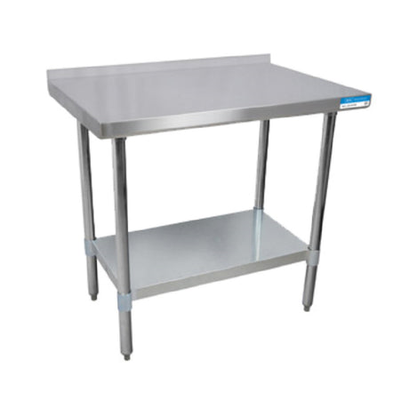 BK Resources VTTR-1824 Work Table 24"W X 18"D 18/430 Stainless Steel Top