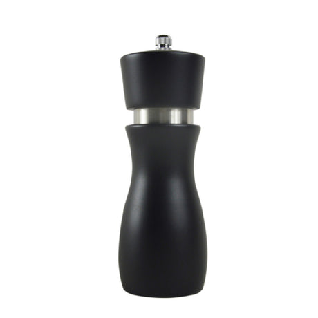 Thunder Group WDPM006BK Beechwood Pepper Mill 6"H Black