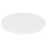 GET Enterprises M7PL-NW Elite Global Solutions Plate 7" Dia. X 1/2"H Round