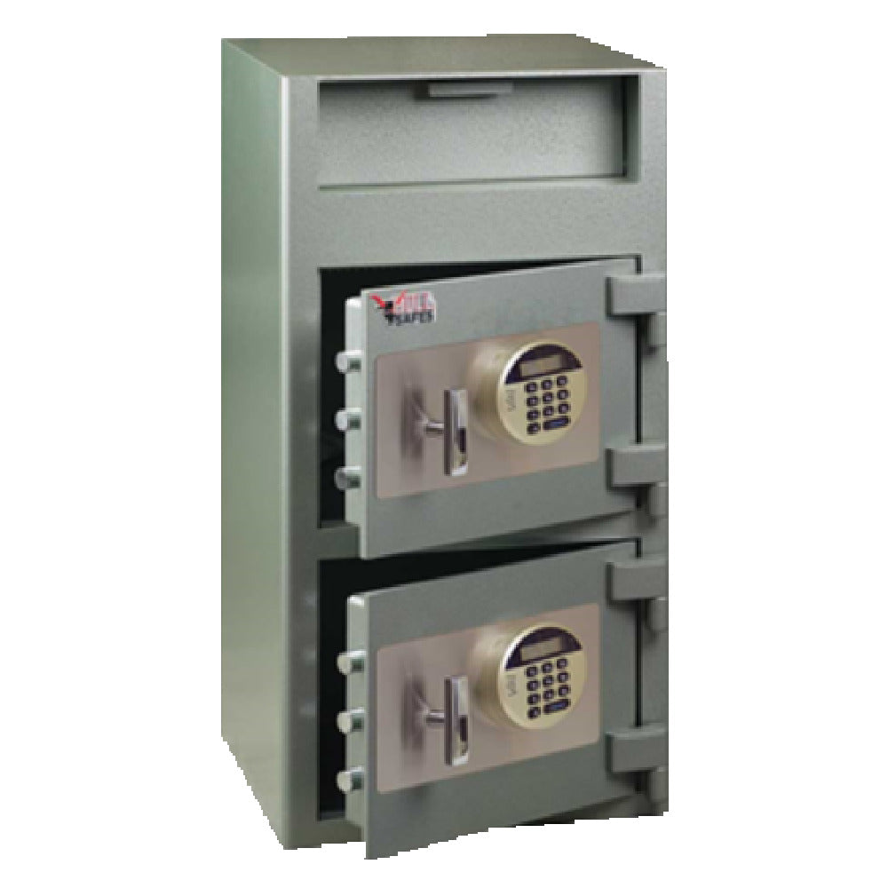 Blue Air BSD2EE Bull Safe Depository Safe Digital Lock System Two Compartment