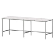 SPG 8MCT-30 - Universal Stainless Work Table, 96"W X 30"D, 5/8" Poly Top