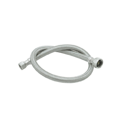 T&S Brass 017420-45TL Hose 24" Flexible Tin Lined Supply Hose With 3/8" Compression Female Swivel Nut Inlet