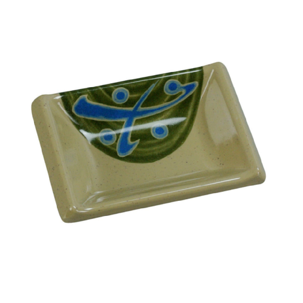 Yanco JP-4046 Japanese Sauce Dish 2-1/2 Oz. 3-3/4"L X 2-1/2"W