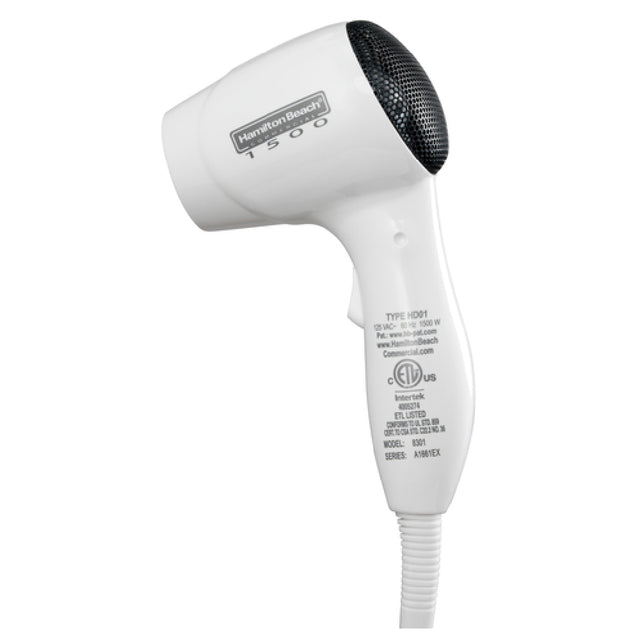 Hamilton Beach 8301 Hamilton Beach® Commercial Hair Dryer Theft-deterrent Wall Mount