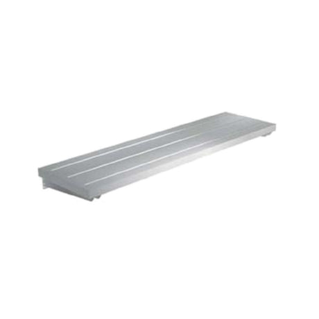 Duke TSSOLID-FX-1 Tray Slide With Fixed Brackets Solid Stainless Steel With (2) 1/8" Die-formed Rubbing Tracks