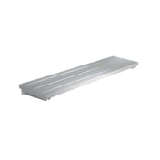 Duke TSSOLID-HD-3 Tray Slide With Hinged Brackets Solid Stainless Steel With (2) 1/8" Die-formed Rubbing Tracks