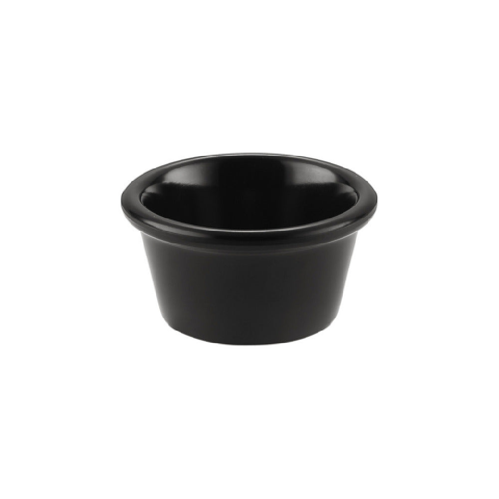 CAC China MRKF-2-BLK Ramekin 2 Oz. 2-7/8" Dia. Round