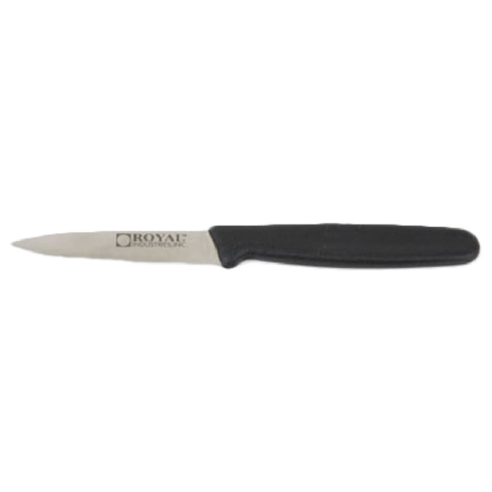 Royal Industries ROY PCT 24 Paring Knife Black Handle