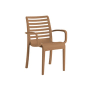 Grosfillex UT945008 - Astoria Stacking Armchair, 23.6"W X 23.4"D X 34.7"H, Technopolymer With Air Molding Technology