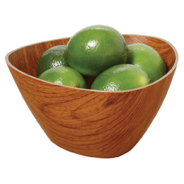 GET Enterprises B-TR-8-M Arbor™ Faux Wood Bowl 1.5 Qt. (1.8 Qt. Rim Full) 8" X 8" X 8" X 3-1/2"H