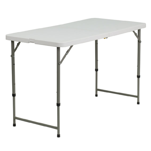 Flash Furniture DAD-YCZ-122Z-2-GG Folding Table 47-3/4"W X 23-3/4"D X 23" To 29-1/4" Adjustable Height