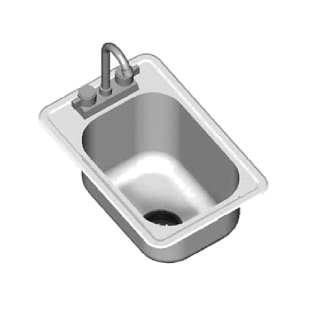 Eagle SR24-18-13.5-1 Self-Rimming Drop-In Sink One Compartment 24" Wide X 18" Front-to-back X 13-1/2" Deep Bowl