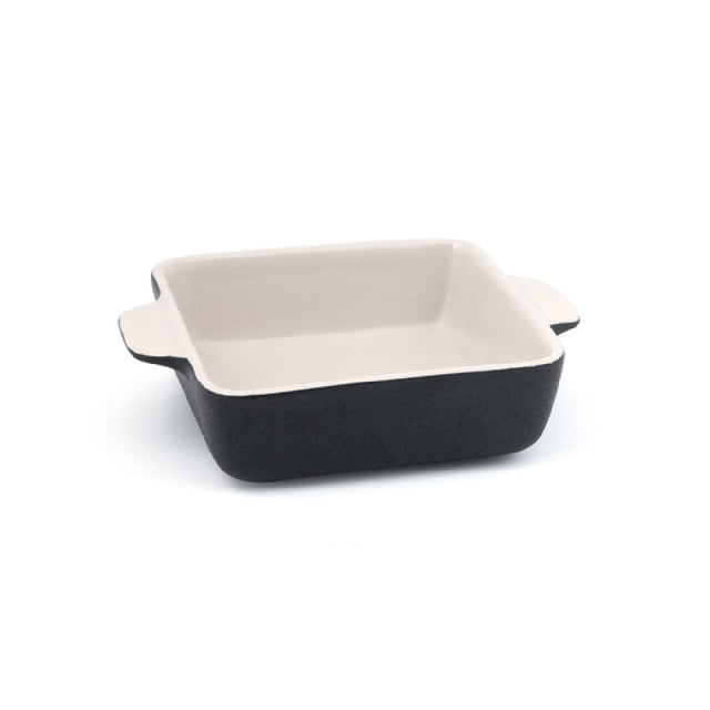 FOH DBO138BKC23 Kiln® Ovenware Dish 14 Oz. 6-1/4" X 5-1/4" X 1-3/4"