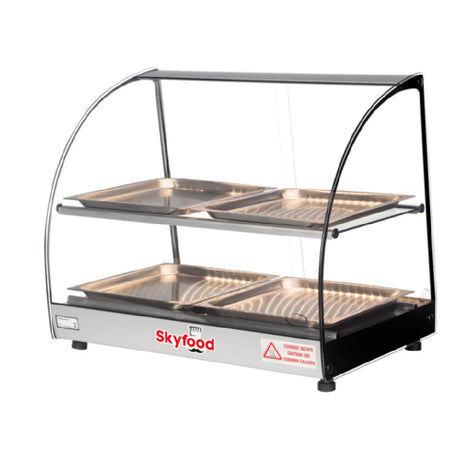 Skyfood Equipment FWD2-22-4P Food Warmer Display Case Countertop 22-1/2"W