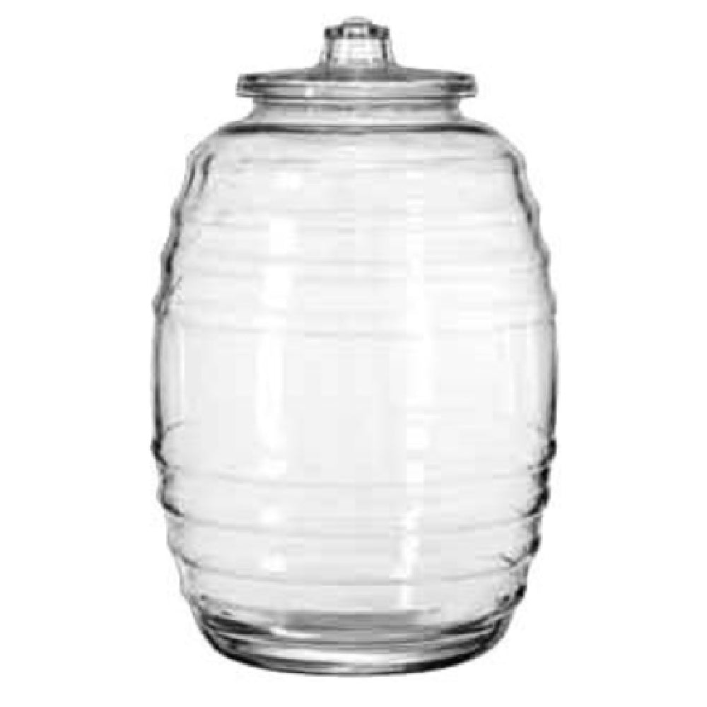 Libbey 9520004 Barrel Canister 20 Liter 18-1/2" H (height Does Not Include Lid) (H 18-1/2" T 6-1/2" B 8-1/2" D 11-1/2") (1 Each Per Case)