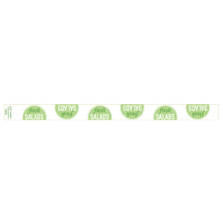 Hubert 99395 - Band-It Food Label, "Fresh Salads", 13-3/4" X 1"