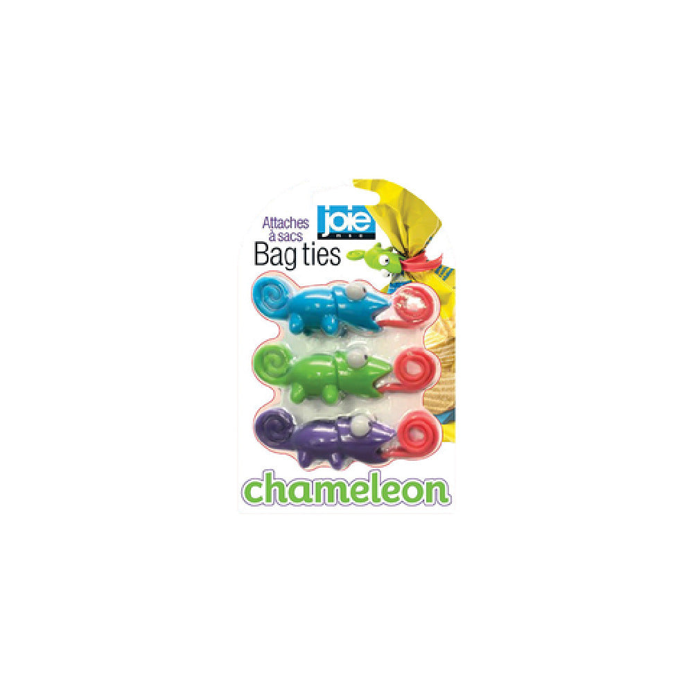 Harold Import Co. 26466 Joie Chameleon Bag Ties 7.1" X 4.5" X 1" Made From Silicone And ABS Plastic