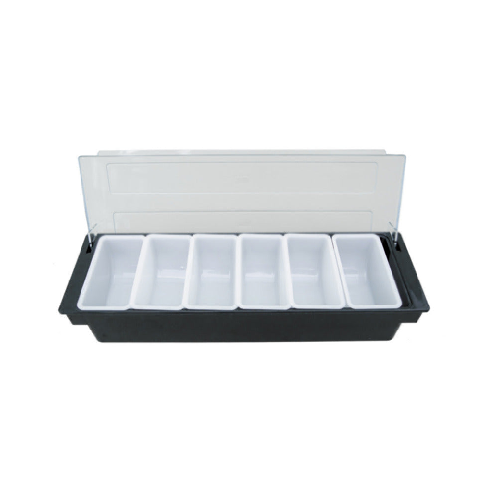 CAC China CDHL-6 Condiment Holder 6-compartment Ice Fillable Base