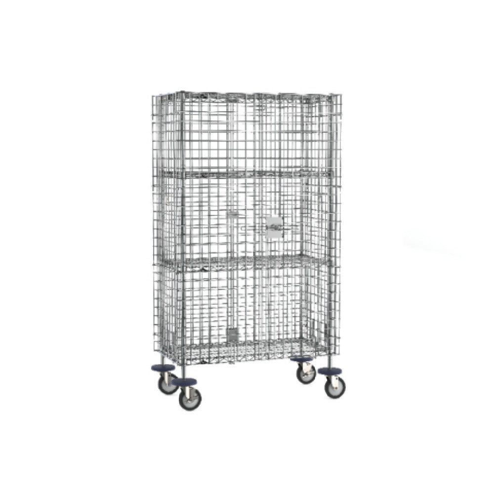 Metro SEC33EC-2SE - Super Erecta® Security Unit, Mobile, Chrome Plated Finish