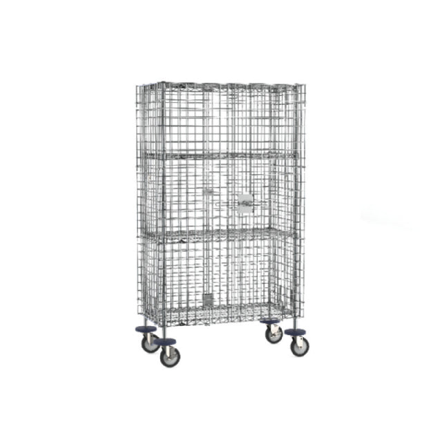 Metro SEC33EC-2SE - Super Erecta® Security Unit, Mobile, Chrome Plated Finish